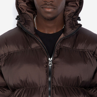 Veste longue matelassée pour homme, haute qualité, style streetwear, respirante, imperméable, personnalisable, brillante, pour l'hiver – Grande Vente