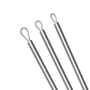 Juego de 4 Curetas ENT Manuales, Instrumentos Quirúrgicos Reutilizables de Acero Inoxidable de Grado Médico - Product Image 2