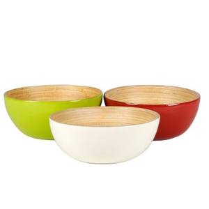 ชามไม้ไผ่แบบเวียดนามชามสลัดเคลือบแล็คเกอร์เป็นมิตรต่อสิ่งแวดล้อมน้ำหนักเบาทนทานเหมาะสำหรับเป็นของขวัญ - Product Image 2