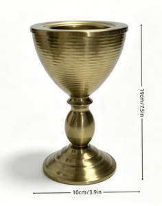 Luxury Hammered Metal <b>Bakhoor</b> <b>Burner</b> Charcoal Incense Holder Arabic Incense <b>Burner</b> for Home Decor & Tabletop Display - Product Image 3