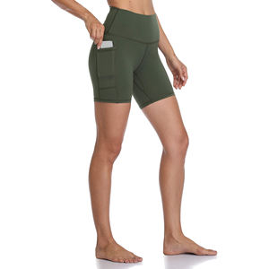 Pantalones cortos de yoga con spandex flexible para mujer - Product Image 5