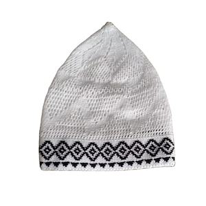 Bonnet Kufi musulman pour hommes, ajustable, en tissu de coton respirant, chapeau de prière musulman extensible, fabriqué au Bangladesh, toutes saisons - Product Image 4