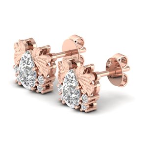 REYES Pendientes de Plata de Ley 925 con Moissanita, Elegantes y Atemporales, Joyería Fina Minimalista para Mujer - Product Image 3