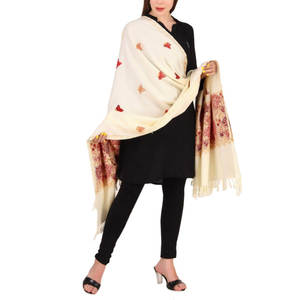 Chales de Lana Largos Estampados para Mujer, Chales de Pashmina de Moda con Diseño de Bordado de Alta Calidad al por Mayor - Product Image 3