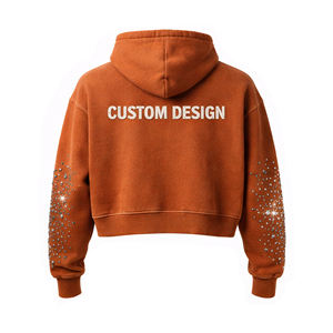 Sweat à capuche unisexe en coton 100% épais, imprimé DTG, délavé à l'acide, coupe classique, style Hip Hop, haute qualité, sans taxes douanières aux États-Unis - Product Image 2