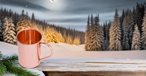 Mule classique en cuivre massif de Moscou tasses en cuivre massif pur sans doublure finition lisse tasses en cuivre métallique pour une utilisation dans les fêtes - Product Image 4