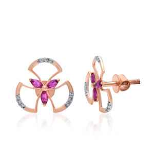 Diamante natural suelto de 0.06 quilates, color H-I, corte brillante redondo, claridad VS-SI, piedra blanca genuina extraída de la tierra, para pendientes. - Product Image 3