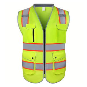 Chaleco de Seguridad Reflectante Personalizado para Exteriores, Unisex, Ropa de Trabajo, Chaqueta sin Mangas, Impermeable, Resistente al Agua, Alta Visibilidad - Product Image 2