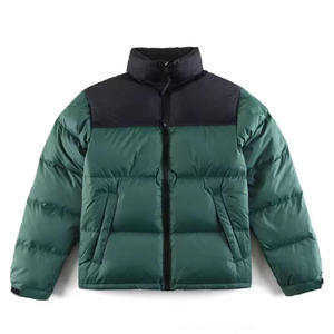 Purple Color Blocking Puffer Jacket <b>Hooded</b> Zipper Front Windproof Breathable Casual Winter <b>Coat</b> Regular Fit Standard <b>Men's</b> - Product Image 4