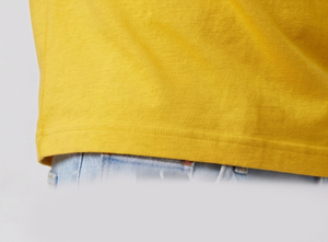 T-shirt Homme Col V Épaules Tombantes Manches Longues Oversize Style Streetwear Coupe Ample Été - Product Image 5