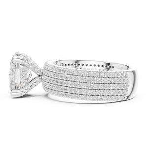 แหวนเพชรทรงรี 3 กะรัต เพาะเลี้ยงในห้องปฏิบัติการ ตัวเรือนทอง 14K 18K 22K สำหรับผู้หญิง ชุบโรเดียม เหมาะสำหรับงานแต่งงาน งานหมั้น ของขวัญเครื่องประดับชั้นดี - Product Image 6