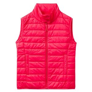 Chaqueta sin mangas de punto acolchada para mujer, personalizada OEM 2026, de moda, con logo personalizado, lisa, de peso pesado, 100% poliéster, ¡la más vendida! - Product Image 2