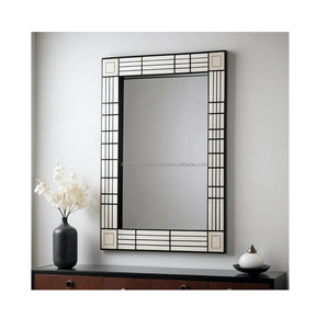 Espejo de lujo con incrustaciones de hueso para baño o entrada y pared de tocador disponible para cantidades a granel - Product Image 1