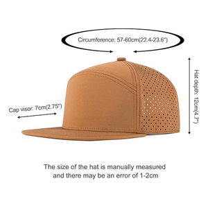 Gorra de Béisbol de Malla Marrón, 6 Paneles, Ajustada, Color Sólido, Transpirable, Casual, Unisex, para Adultos, Estilo Primavera-Verano - Product Image 5