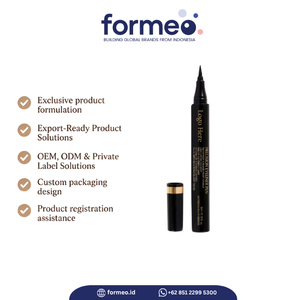 อายไลเนอร์แบบดินสอ OEM แบรนด์ส่วนตัว ติดทนนาน รับทำโลโก้ ฮาลาล & รับรองมาตรฐาน CE วีแกน สีดำ กันน้ำ อายไลเนอร์แบบน้ำ - Product Image 2