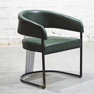 Luxury Modern Microfiber <b>Upholstered</b> Dining <b>Chair</b> with Metal Frame Armchair Lounge Seat for Dining Room - Product Image 1