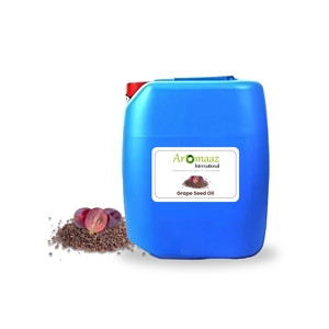 AROMAAZ INTERNATIONAL <b>Bulk</b> Hot Sale 100% Pure Natural Grape Seed Carrier Oil Cold Pressed Anti-Ageing Brightening Skin Massage - Product Image 3