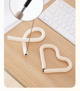 Flexible Safety Hook <b>Portable</b> Curved Grab Hook Soft Touch Metal Hook for Home Bathroom Nursery - Product Image 2