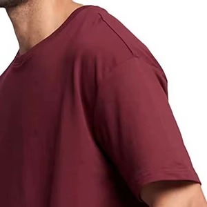 T-shirts unisexes surdimensionnés à manches courtes de haute qualité, à épaules tombantes, couleur unie personnalisée, style streetwear, 100% coton respirant, personnalisables - Product Image 6