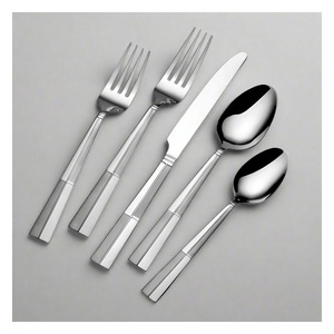 Elegante Juego de Cubiertos de Acero Inoxidable con Acabado Espejo, Juego de Cubiertos Premium con Cuchara, Tenedor y Cuchillo para el Hogar - Product Image 4