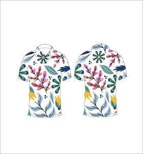 เสื้อโปโลพิมพ์ลายนกเขตร้อนแบบกำหนดเอง ระบายอากาศได้ดี น้ำหนักเบา เหมาะสำหรับทีมกอล์ฟ แขนสั้น ผลิตด้วยเทคนิคการระเหิดสี - Product Image 1