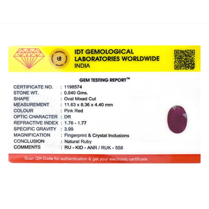 Certified Natural African Ruby 4.2 Carat Wholesale Gemstone - Product Image 4