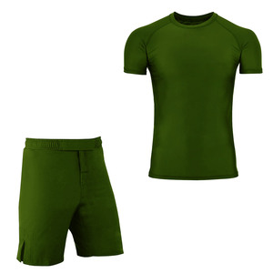 Camiseta de Manga Corta y Pantalones Cortos de Compresión UPF50+ de Secado Rápido para Hombre/Mujer, Talla S - Product Image 1