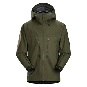 Men's Olive <b>Green</b> Hooded Waterproof <b>Jacket</b> Wholesale Custom Snow <b>Jacket</b> Waterproof Windproof <b>Ski</b> Wear Winter Outdoor <b>Jacket</b> - Product Image 6