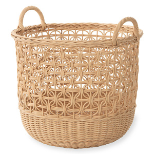 Blanket <b>storage</b> basket container cheap cost hand woven rattan baskets <b>laundry</b> toy <b>organization</b> - Product Image 4