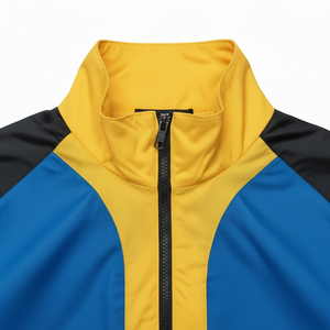 Ensemble de survêtement coupe-vent pour homme personnalisable en gros, coupe décontractée, respirant, en nylon, couleur unie, idéal pour l'été - Product Image 5