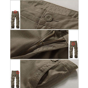 กางเกงคาร์โก้ทรงตรงทันสมัยคุณภาพสูง สีติดทนนาน ผ้าซักได้ รุ่น Solid Trader - Product Image 5