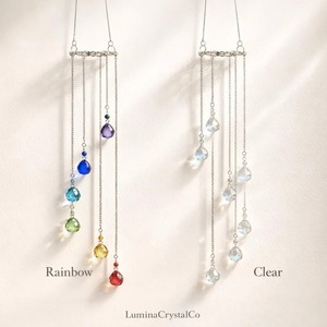Colorful Crystal Sun Catcher Metal Hanging Decor For Home Garden <b>Window</b> Balcony Rainbow <b>Light</b> Catching Elegant Decorative Art - Product Image 4