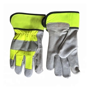 Guantes de Trabajo de Cuero Vacuno con Logotipo Personalizado, Diseño Nuevo, Resistentes al Calor y a las Chispas, Guantes de Protección Industrial - Product Image 6