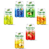 Producent Dranken OEM ODM Private Label 330ml Mango Fruchtsap Vietnam Natuurlijke Puree Appel Ananas Watermeloen Zuurzak