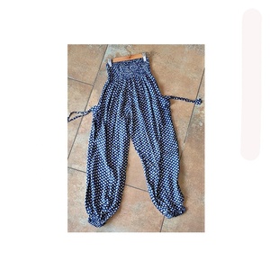 Pantalones de mujer con estampado de algodón de calidad transpirable Ropa informal de color personalizado para mujeres Tallas grandes Corte de bota media Verano plano - Product Image 3