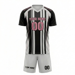 Ropa Deportiva de Entrenamiento, Camisetas de Fútbol, Nuevo Diseño de Sublimación, Logotipo Personalizado, Nombre del Equipo, Transpirable, 100% Poliéster Estampado - Product Image 2