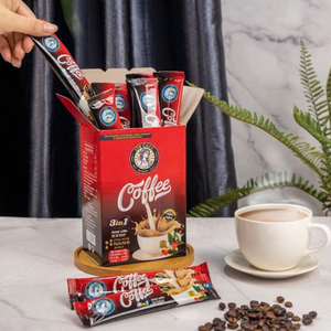 Café Instantáneo Vinut Trust 3 en 1, Caja de 320g, 20 Sobres, Dulce, Certificado Halal, Origen Vietnam - Product Image 2