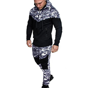 Chándal Deportivo con Cremallera Completa para Entrenamiento de Fútbol, Venta al por Mayor OEM, Estampado Ondulado por Sublimación para Hombre, Moda Fitness Personalizada por Sublimación - Product Image 3