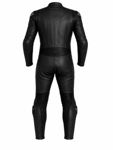 Combinaison de moto Dumela en cuir véritable de haute qualité, protection intégrale du corps, noire, respirante, coupe-vent, imperméable, unisexe, auto - Product Image 2