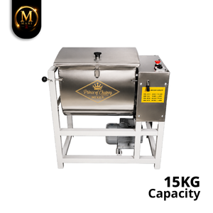 Mezcladora Comercial Horizontal de Alta Resistencia, Capacidad de 15 kg, Mezcladora de Cinta de Acero Inoxidable, Motor de 1.5 kW para Polvo y Pasta - Product Image 1