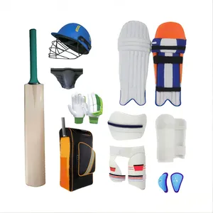 Conjunto de Equipo de Protección para Críquet para Hombres y Niños con Guantes de Bateo, Protectores de Piernas, Casco, Protector de Muslos y Protector de Brazos - Product Image 1