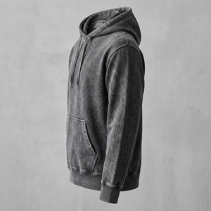 Sweat à capuche unisexe personnalisé en coton 100% de haute qualité, coupe décontractée, broderie ODM, idéal pour l'automne - Product Image 3