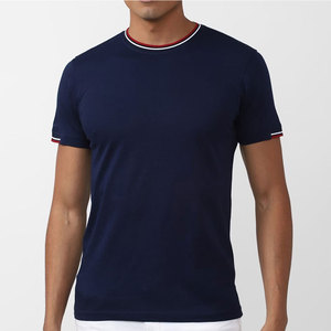 T-shirts à manches courtes pour hommes confortables et tendance - Tissu en polaire polyester/coton respirant et à séchage rapide, respectueux de l'environnement - Product Image 1