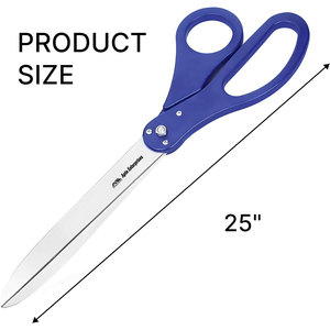 Kéo màu xanh cho lễ Cắt băng khánh thành 25 inch kéo nhiệm vụ nặng nề và các sự kiện đặc biệt - Product Image 3