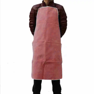 Professional High Quality Sleeveless <b>Apron</b> Heavy Duty Cowhide Split Leather Welding Carpenter <b>BBQ</b> Baker's-resistant Sleeves - Product Image 5