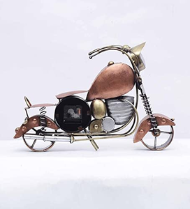 Reloj de Bicicleta con Esfera Decorativa |   Decoración del Hogar, Sala de Estar, Dormitorio, Hotel, Restaurante, Oficina, Decoración de Mesa |   Color: Multicolor - Product Image 3