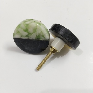 Blue Seashell Resin Cabinet Knob Decorative Shell Drawer Pull Handle Coastal Beach Style Dresser <b>Wardrobe</b> Cupboard Furniture Har - Product Image 5