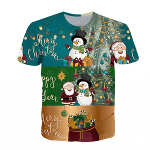 T-shirt en polyester personnalisé pas cher pour la sublimation et l'impression sérigraphique en gros - Product Image 1