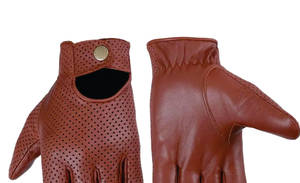 Premium Quality Vintage Winter Genuine Leather Sporty Breathable Gloves Thermal Cotton Lining Touch Screen Eco-Friendly Outdoor - Product Image 4