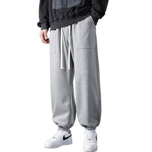 Pantalones Deportivos y Joggers para Hombre - Tallas Grandes, Otoño/Invierno, Corte Holgado, Gruesos, con Cordón Ajustable - Product Image 6